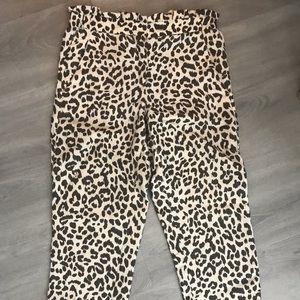 JCrew Wonens Leopard Pants